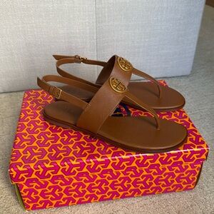 Benton 2 Flat Thong Sandal Calf Leather